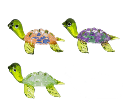 Glass Turtle  Figurine