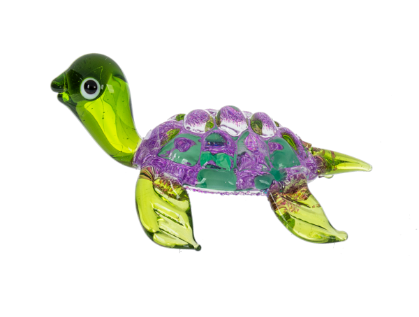 Glass Turtle  Figurine