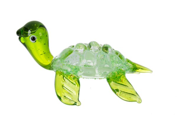 Glass Turtle  Figurine