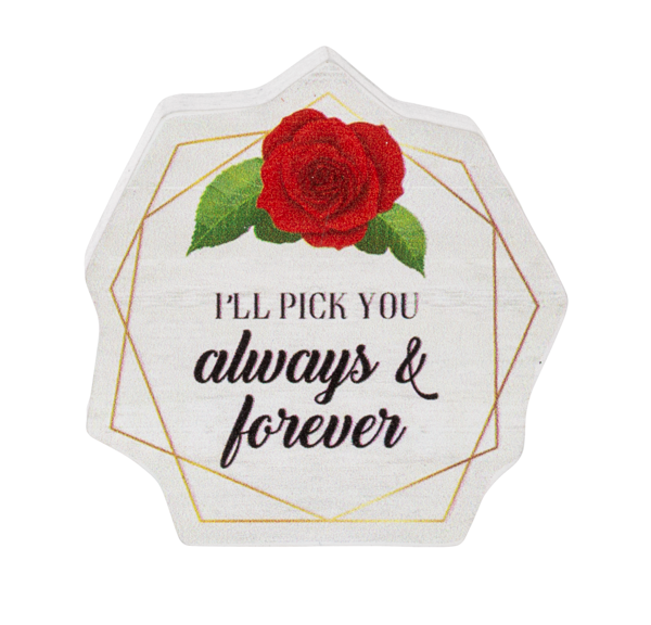 Wood Block Love Talk Decor/Sign