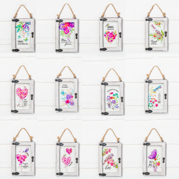 Love Blooms Mini Window Ornament