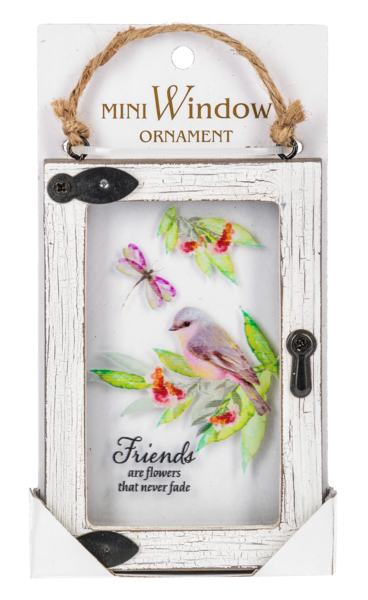 Love Blooms Mini Window Ornament