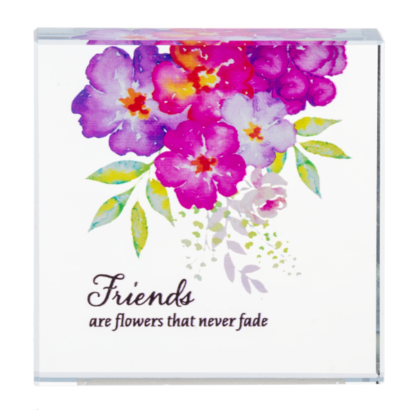 Blooming Butterflies - Beveled Glass Block decor