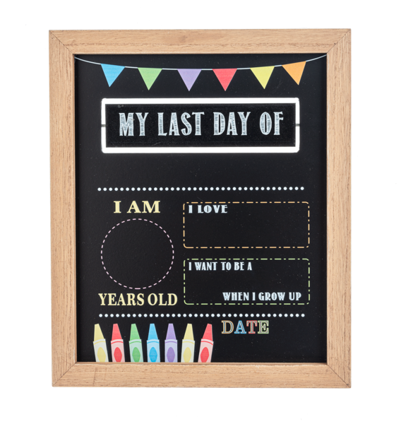 My First/Last Day of School Chalkboard Sign