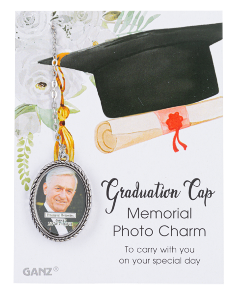 Graduation Cap Charm 2024, Custom Graduation 2024 Memorial Tassel