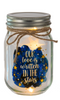 Bridal Twinkle Mason Jar with Light Decor