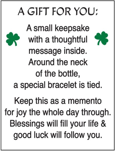 Message in a Bottle Lucky Charm Bracelets