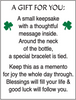 Message in a Bottle Lucky Charm Bracelets
