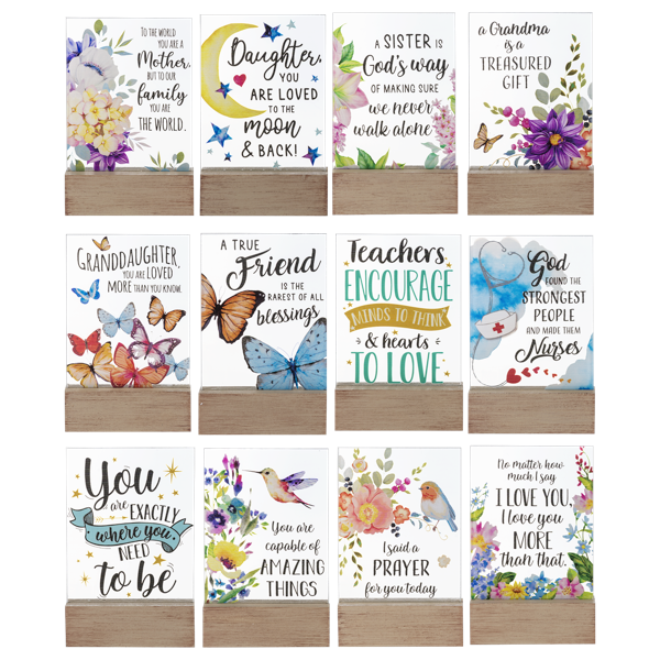 Glass Block Talk Signs