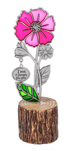 Blooming Figurine with Sentiment Charm