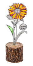 Blooming Figurine with Sentiment Charm