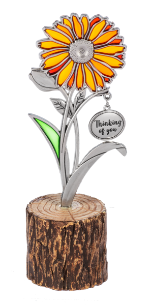 Blooming Figurine with Sentiment Charm