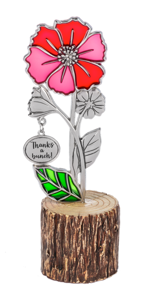 Blooming Figurine with Sentiment Charm