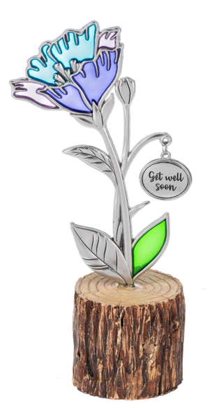 Blooming Figurine with Sentiment Charm