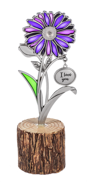 Blooming Figurine with Sentiment Charm