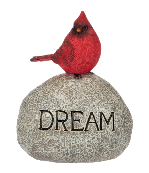 Cardinal on Statement Rock Figurine