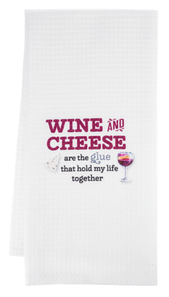 Food/Drink Pairings Tea Towel