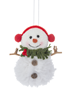 Nature's Noel Snowmen Fabric Ornament