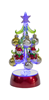 Light Up Christmas Tree with Ornaments 8 inch