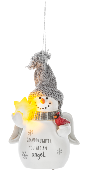Light Up Snowman Ornament