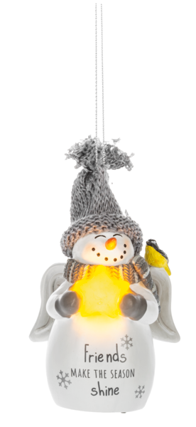 Light Up Snowman Ornament