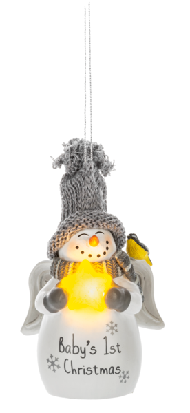 Light Up Snowman Ornament