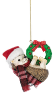 Holiday Hedgehog Ornament