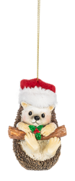 Holiday Hedgehog Ornament