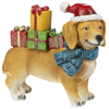 Santa Paws Dogs with Christmas Presents Figurines