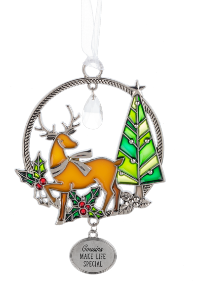 Stained Glass Ornament-Choose from 24 Styles