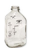 1/2 Gallon Glass Milk Bottle