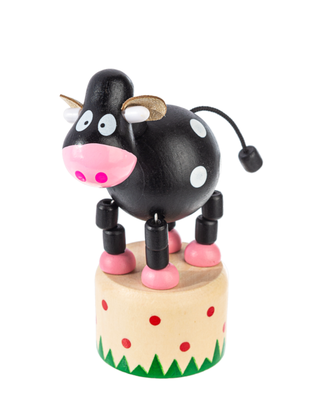 Wooden Farm Push Puppet-3yr+