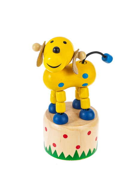Wooden Farm Push Puppet-3yr+