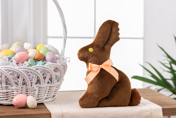 Mr. Chocolate Stuffed Bunny