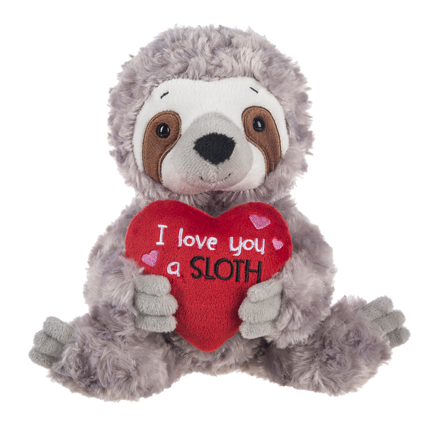 Stuffed Sloth with Love Lines