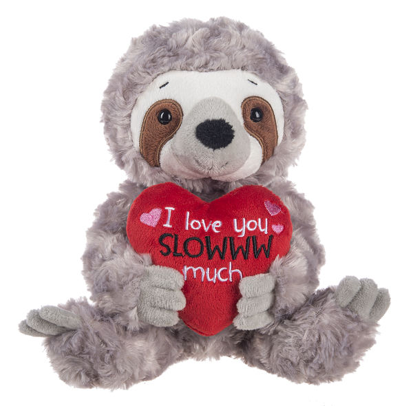 Stuffed Sloth with Love Lines