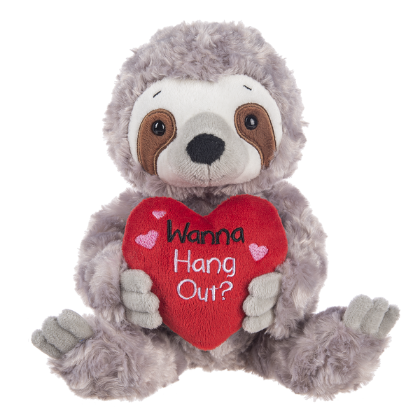 Stuffed Sloth with Love Lines