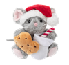 Little Stuffed Christmas Mouse