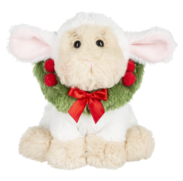 Yuletide Wreath Plush Farm Yard Animals