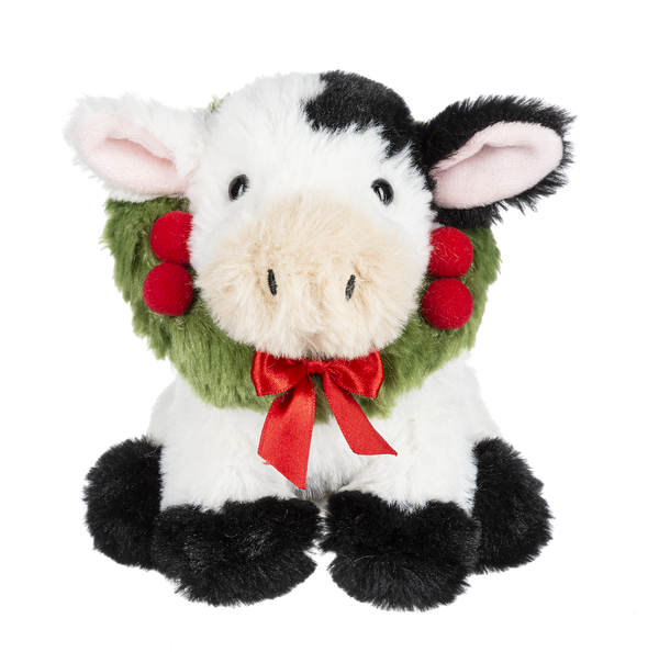 Yuletide Wreath Plush Farm Yard Animals