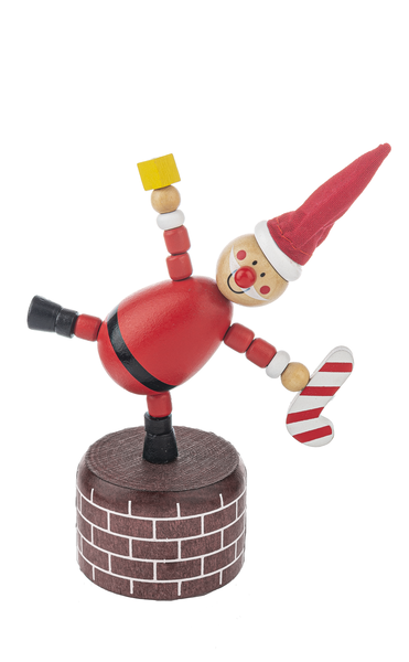 Holiday Wooden Push-Up Puppet