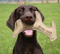 Natural Leather Antler Dog Toy-by Tall Tails
