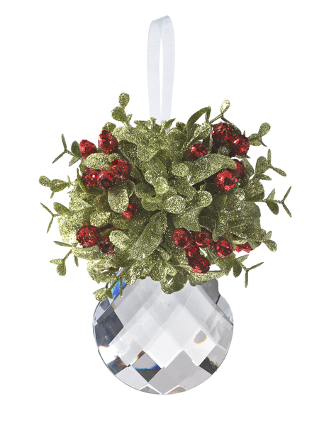Mistletoe Krystal Ornament