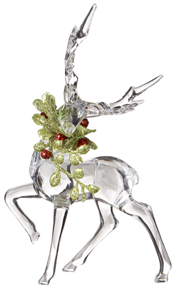 Mistletoe Krystal Reindeer