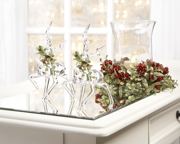 Mistletoe Krystal Reindeer
