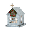 Tin Light-Up Mini Church