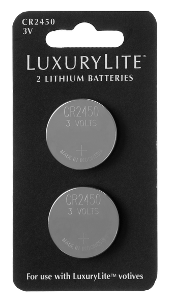 CR2450 3V Lithium Batteries (2 pc. set)