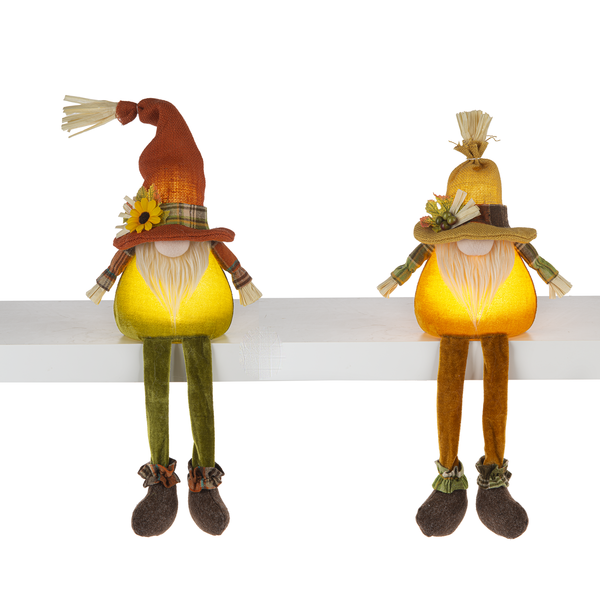 LED Fall Gnomes w/ Dangle Legs