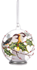 3.5" Glass LED Chickadee Ornament