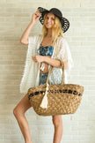 Leighton Seagrass Tote by Jen & Co